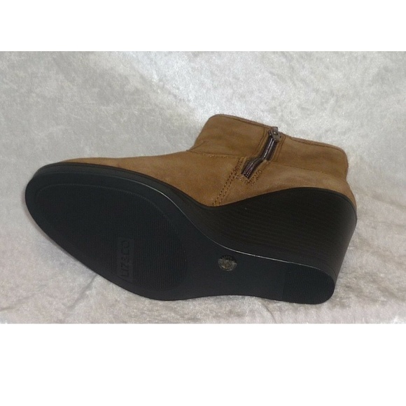 Womens Boots Liz Claiborne Wedge Ankle 6.5, 10 NEW - Picture 8 of 8